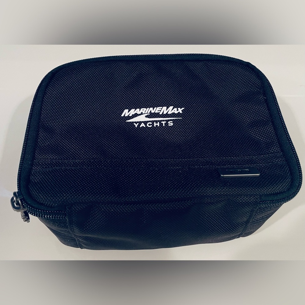 Tumi Black Toiletry Bag.